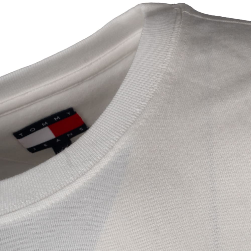 Tommy Jeans Εκρού T-shirt C Neck - DM0DM22553