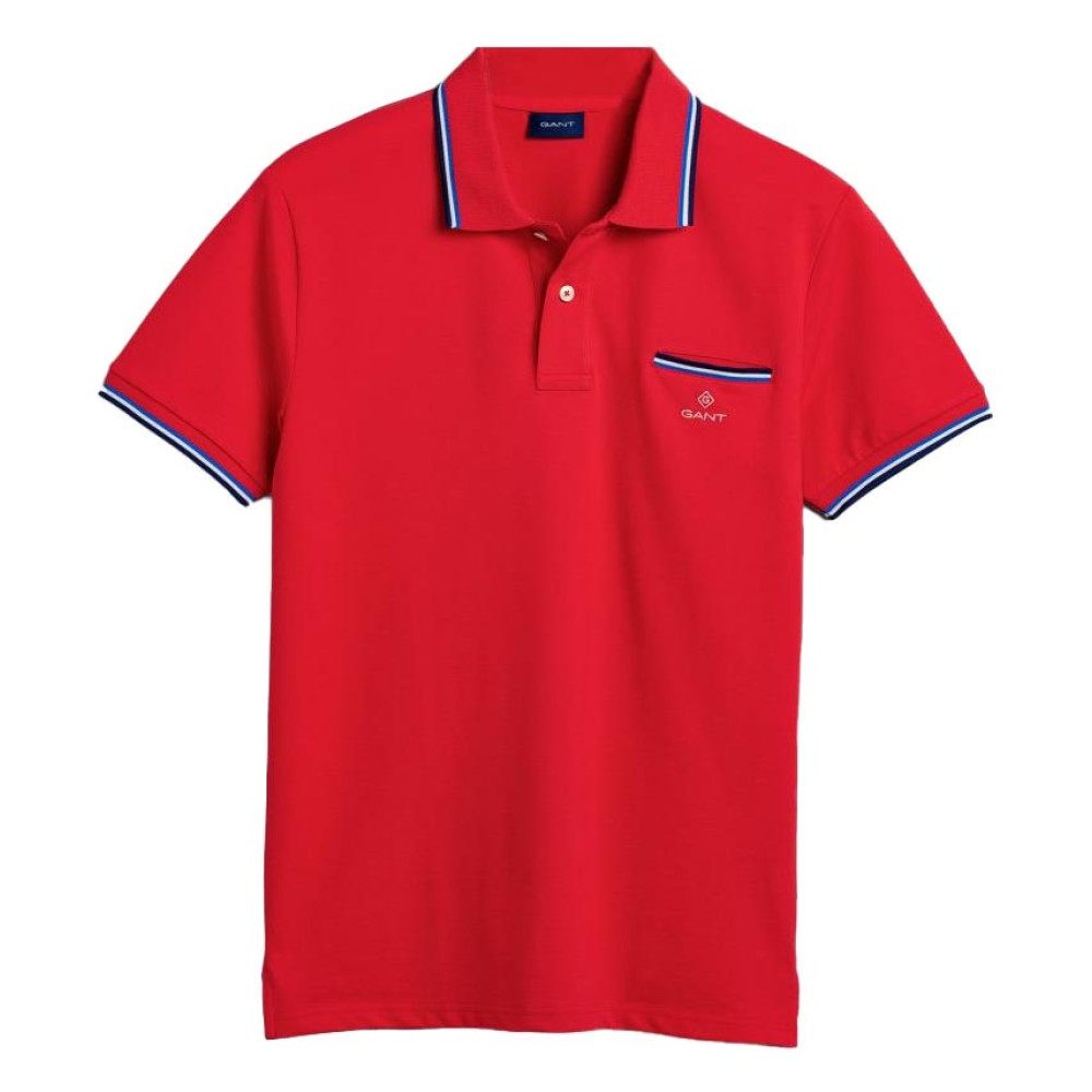 Gant Κόκκινο Κοντομάνικο polo - 3G2052002
