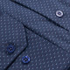 Guy Laroche Μπλε Πουκάμισο Με Σχέδιο Slim Fit - GLDW28720/SL