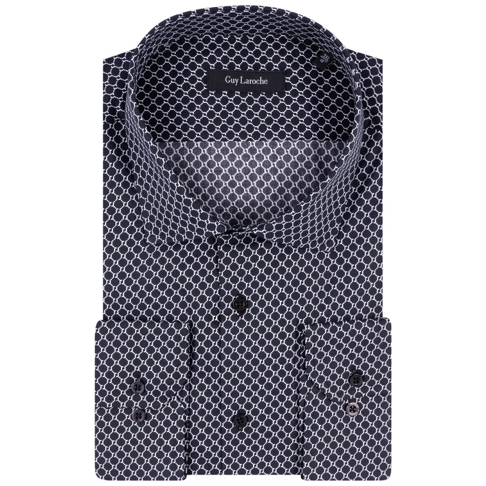 Guy Laroche Μαύρο Πουκάμισο Slim Fit - GLDW28724/SLAND