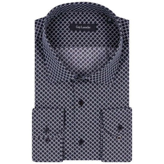 Guy Laroche Μαύρο Πουκάμισο Slim Fit - GLDW28724/SLAND