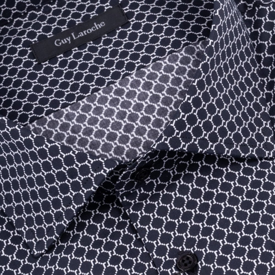 Guy Laroche Μαύρο Πουκάμισο Slim Fit - GLDW28724/SLAND