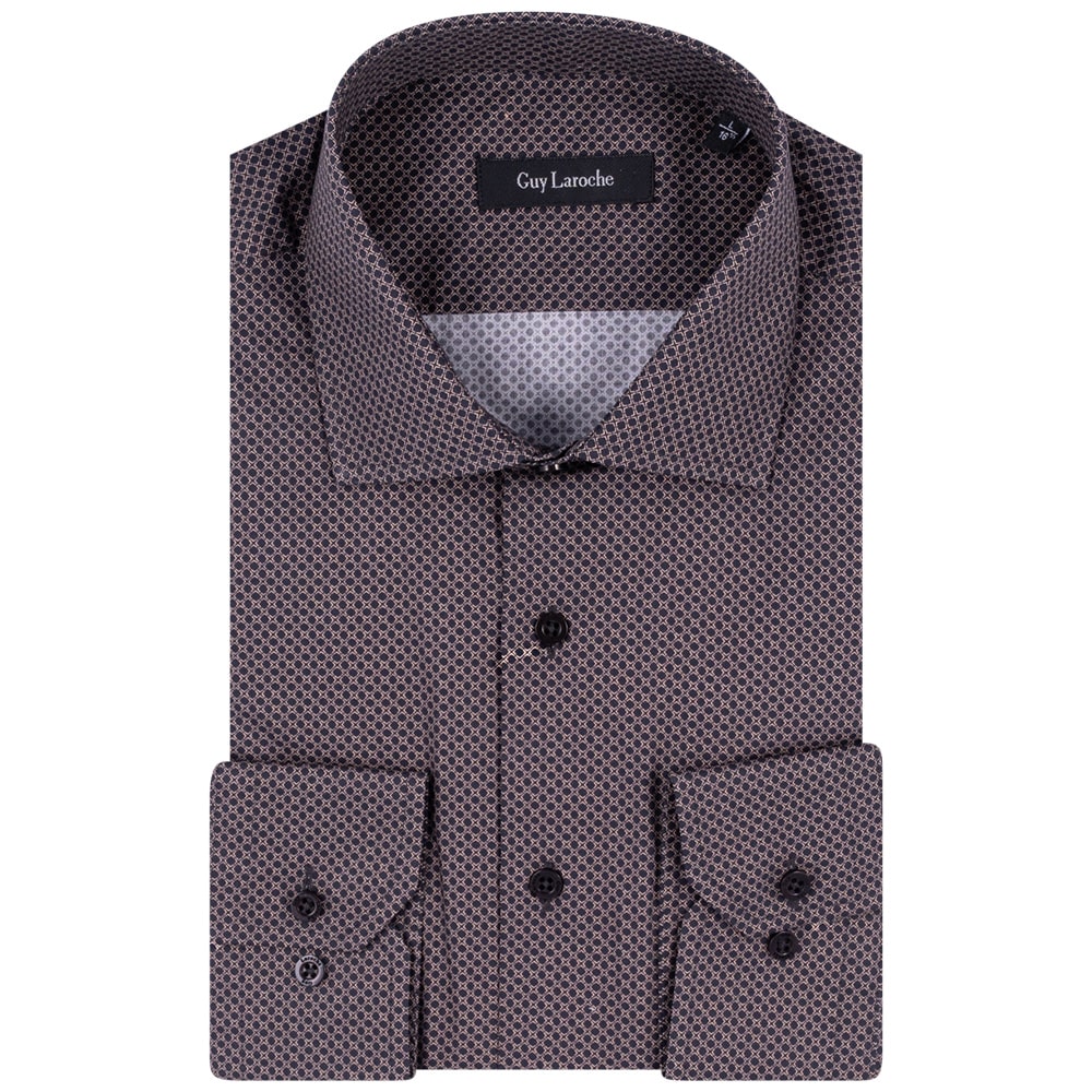 Guy Laroche Μαύρο Πουκάμισο Regular Fit - GLDW28726/CL