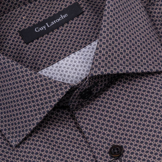 Guy Laroche Μαύρο Πουκάμισο Regular Fit - GLDW28726/CL