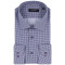 Guy Laroche Μπλε Πουκάμισο Με Μικροσχέδιο Regular Fit - GLDW28727/CL-1