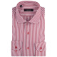 Guy Laroche Κόκκινο Πουκάμισο Ριγέ  Regular Fit - GLES18235/CL