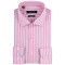 Guy Laroche Ροζ Πουκάμισο Ριγέ Slim Fit - GLES18238/SL