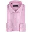 Guy Laroche Ροζ Πουκάμισο Ριγέ Classic Fit - GLES18238/CL