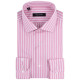 Guy Laroche Ροζ Πουκάμισο Ριγέ Big & Tall - GLES18238/CL-1