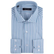 Guy Laroche Μπλε Πουκάμισο Ριγέ Classic Fit - GLES18238/CL