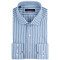 Guy Laroche Μπλε Πουκάμισο Ριγέ Big & Tall - GLES18238/CL-1