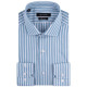 Guy Laroche Μπλε Πουκάμισο Ριγέ Slim Fit - GLES18238/SL
