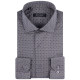 Guy Laroche Γκρι Πουκάμισο Με Σχέδιο Regular Fit - GLES18286/CL