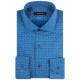 Guy Laroche Μπλε Πουκάμισο Με Σχέδιο Regular Fit - GLES18286/CL-1