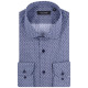 Guy Laroche Μπλε Πουκάμισο Με Σχέδιο Regular Fit - GLES18721/CL-1