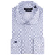 Guy Laroche Μπλε Πουκάμισο Με Σχέδιο Slim Fit - GLES18748A/SL