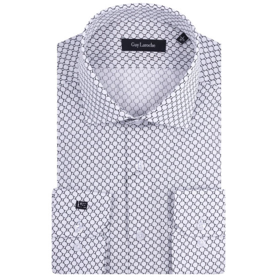 Guy Laroche Μαύρο Πουκάμισο Με Σχέδιο Regular Fit - GLES18748A/CL-1
