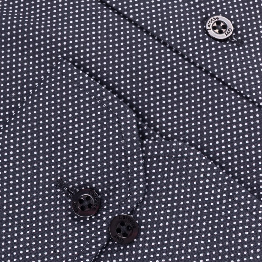 Guy Laroche Μαύρο Πουκάμισο Με Μικροσχέδιο - GLEW28717/SL