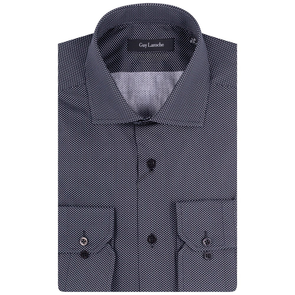 Guy Laroche Μαύρο Πουκάμισο Με Μικροσχέδιο - GLEW28717/CL