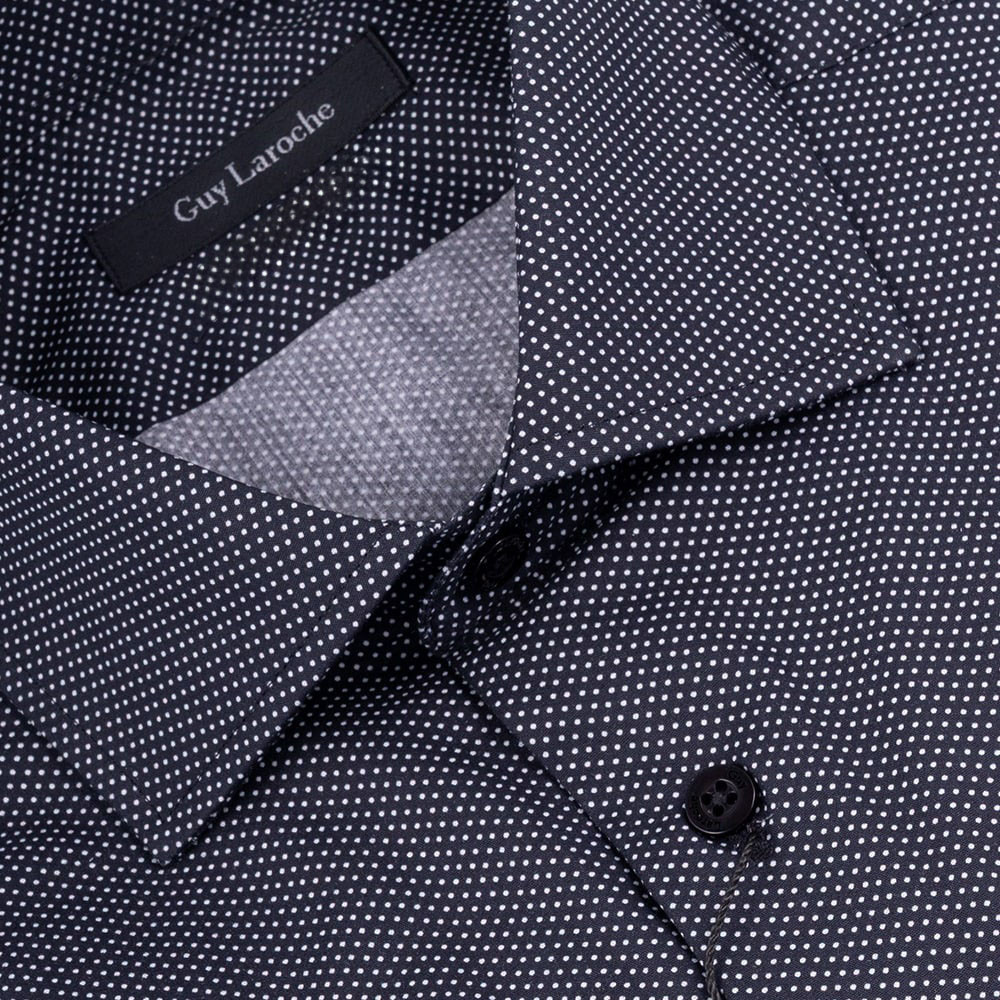 Guy Laroche Μαύρο Πουκάμισο Με Μικροσχέδιο - GLEW28717/CL