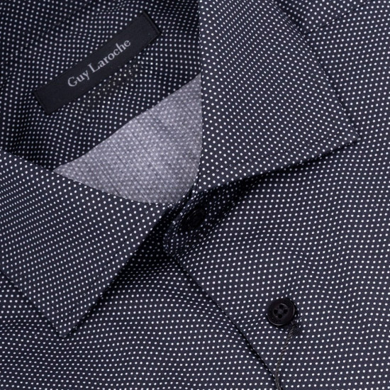 Guy Laroche Μαύρο Πουκάμισο Με Μικροσχέδιο - GLEW28717/CL