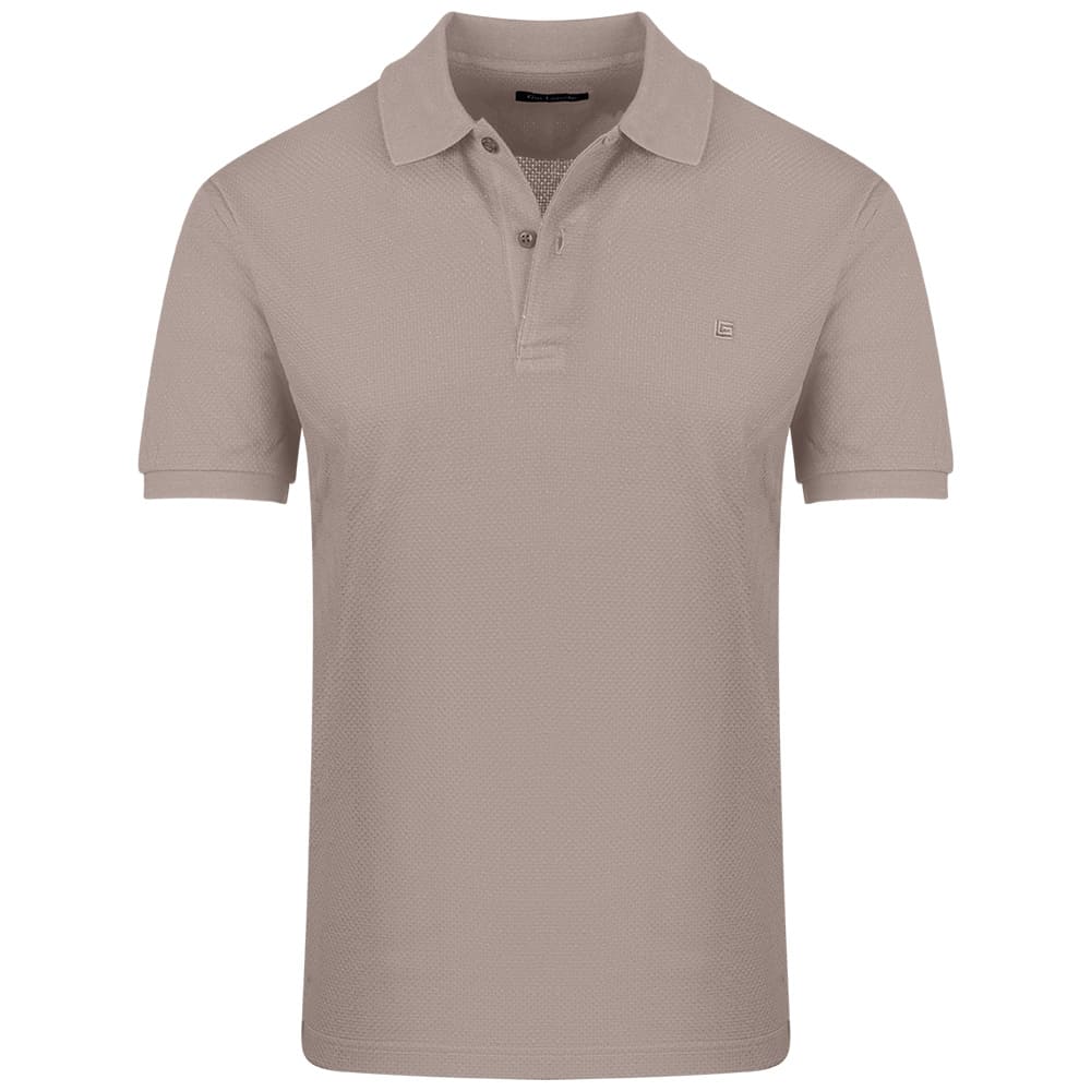 Guy Laroche Μπεζ Κοντομάνικο polo - GLFS19010