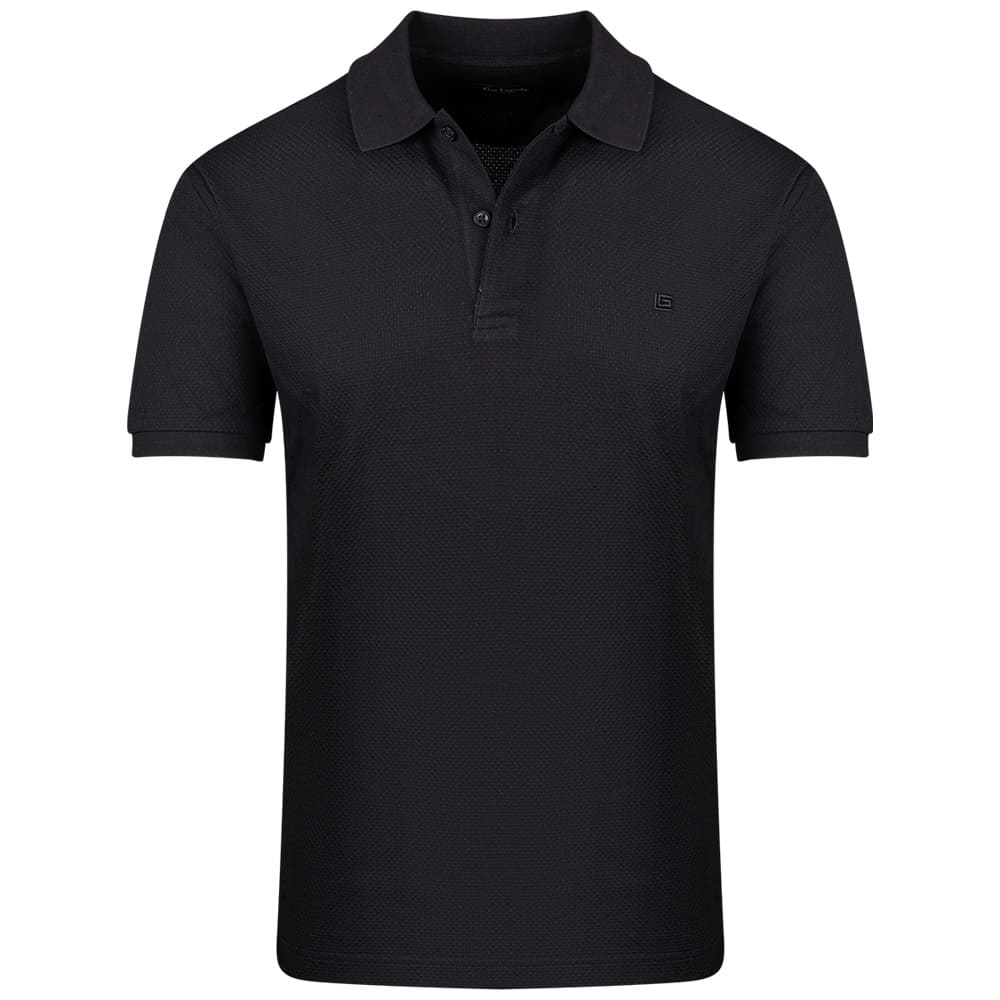 Guy Laroche Μαύρο Κοντομάνικο polo - GLFS19010