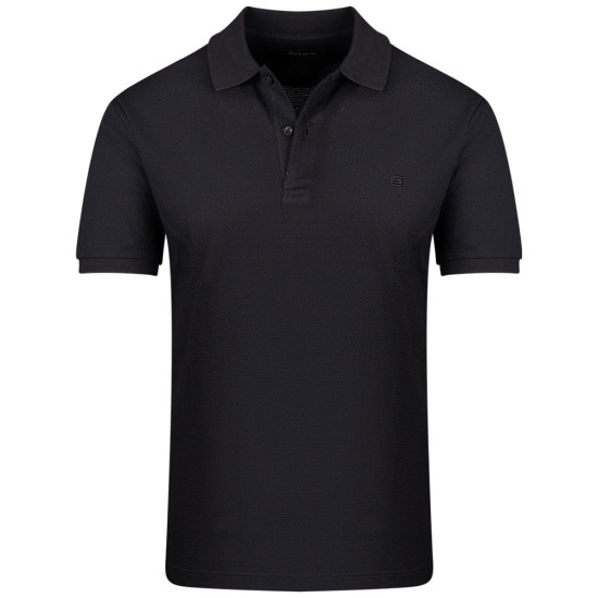 Guy Laroche Μαύρο Κοντομάνικο polo - GLFS19010
