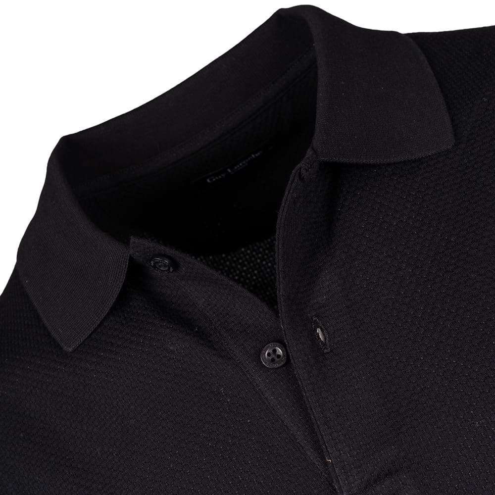 Guy Laroche Μαύρο Κοντομάνικο polo - GLFS19010