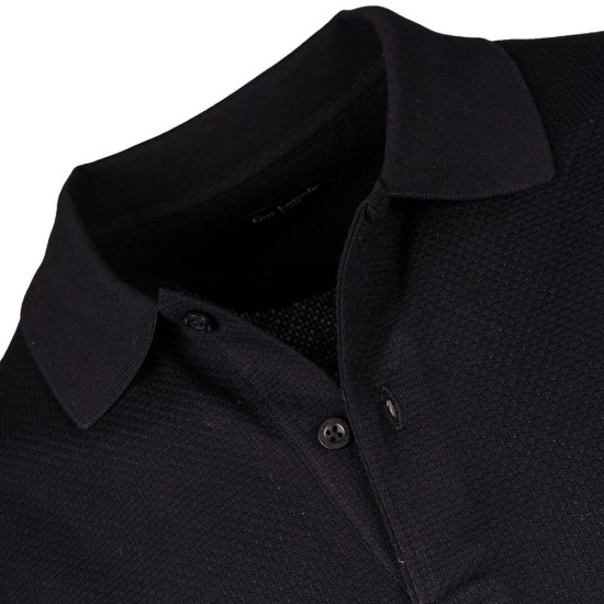 Guy Laroche Μαύρο Κοντομάνικο polo - GLFS19010
