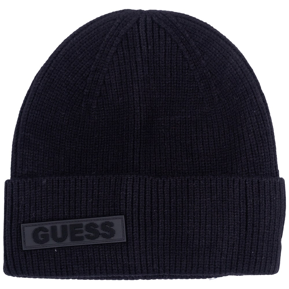GUESS Μαύρος Σκούφος - GU0ACAM9583POL010000
