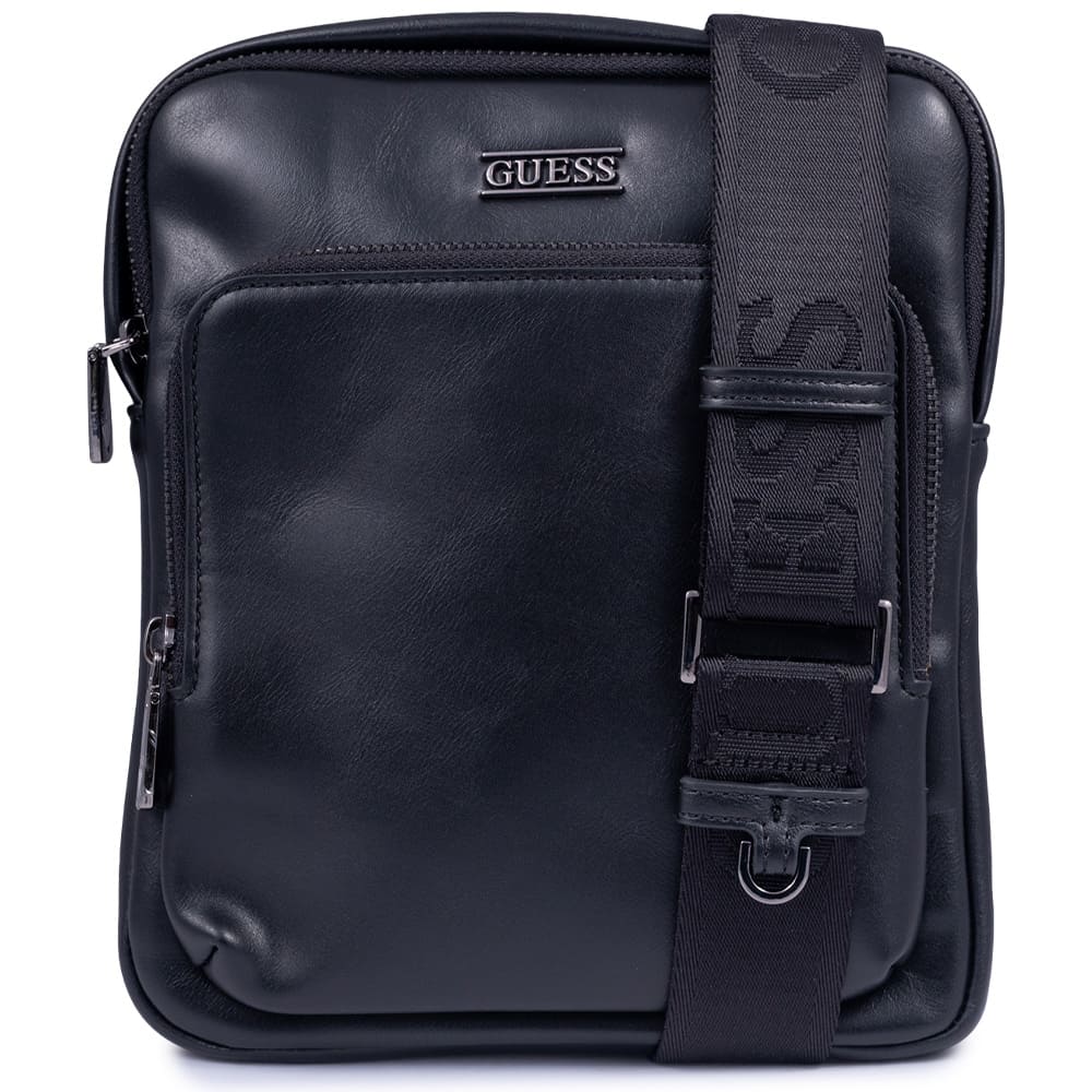 GUESS Μαύρο Τσαντάκι Ώμου - GU0ACHMBOCAP53230000
