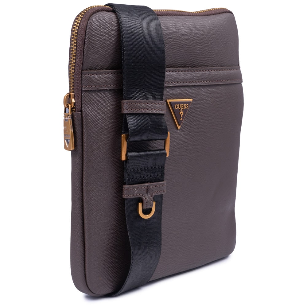 GUESS Καφέ Τσαντάκι Ώμου - GU0ACHMECSAP31230000