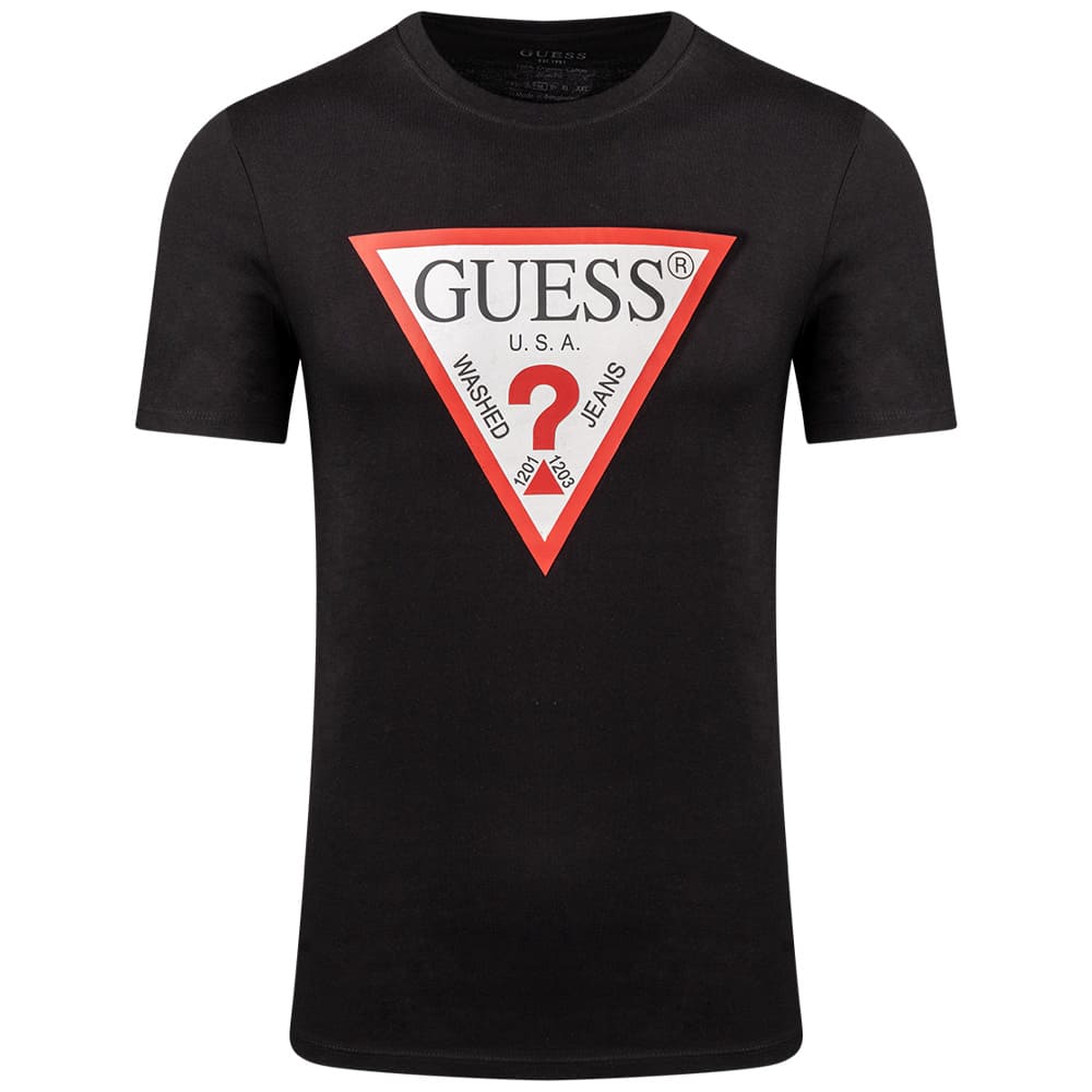 GUESS Μαύρο T-shirt C Neck - GU0APM2YI71I3Z140000