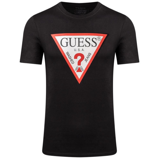 GUESS Μαύρο T-shirt C Neck - GU0APM2YI71I3Z140000