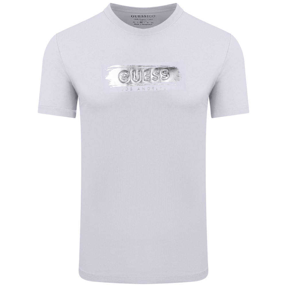 GUESS Λευκό T-shirt C Neck - GU0APM4BI61K9RM10000