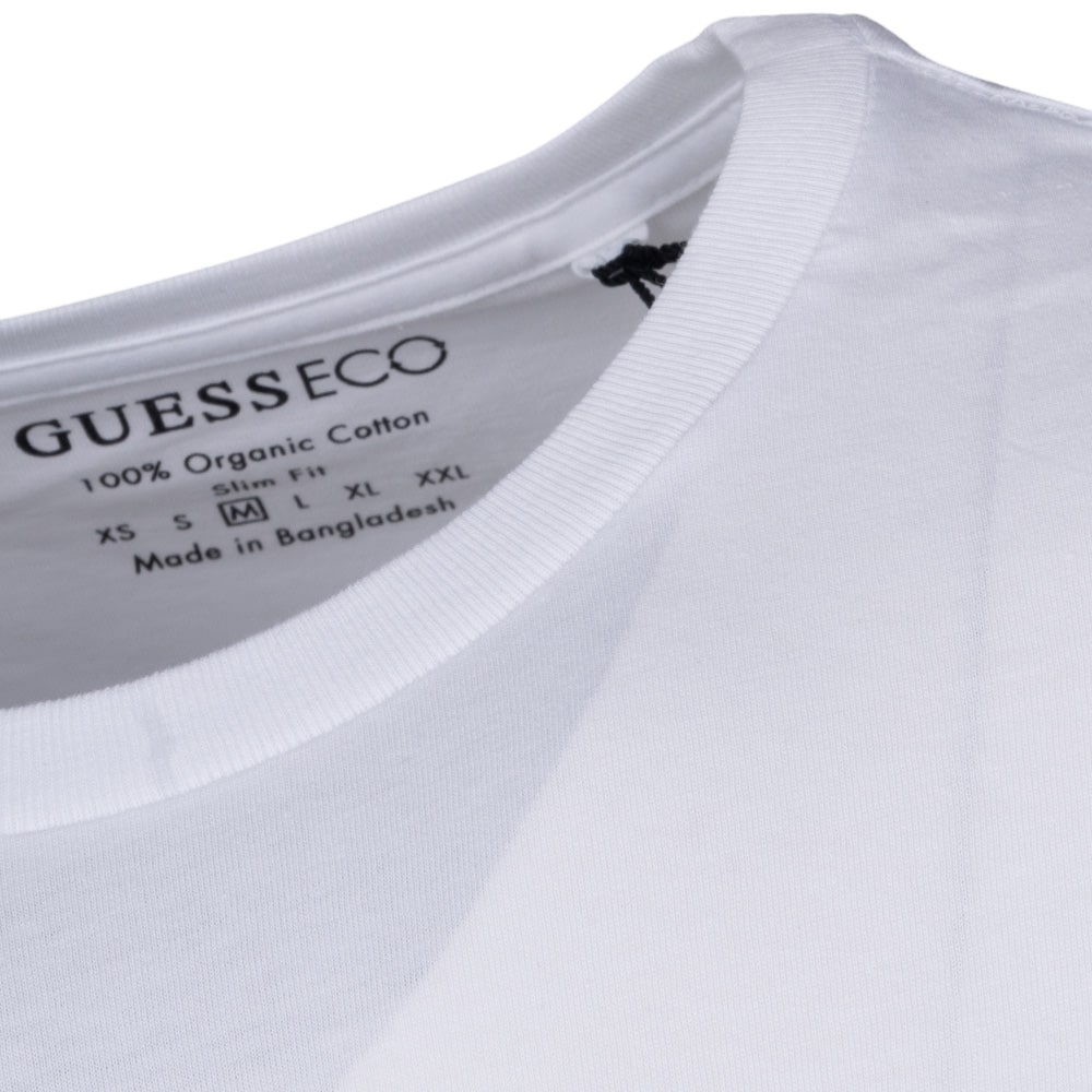 GUESS Λευκό T-shirt C Neck - GU0APM4BI61K9RM10000