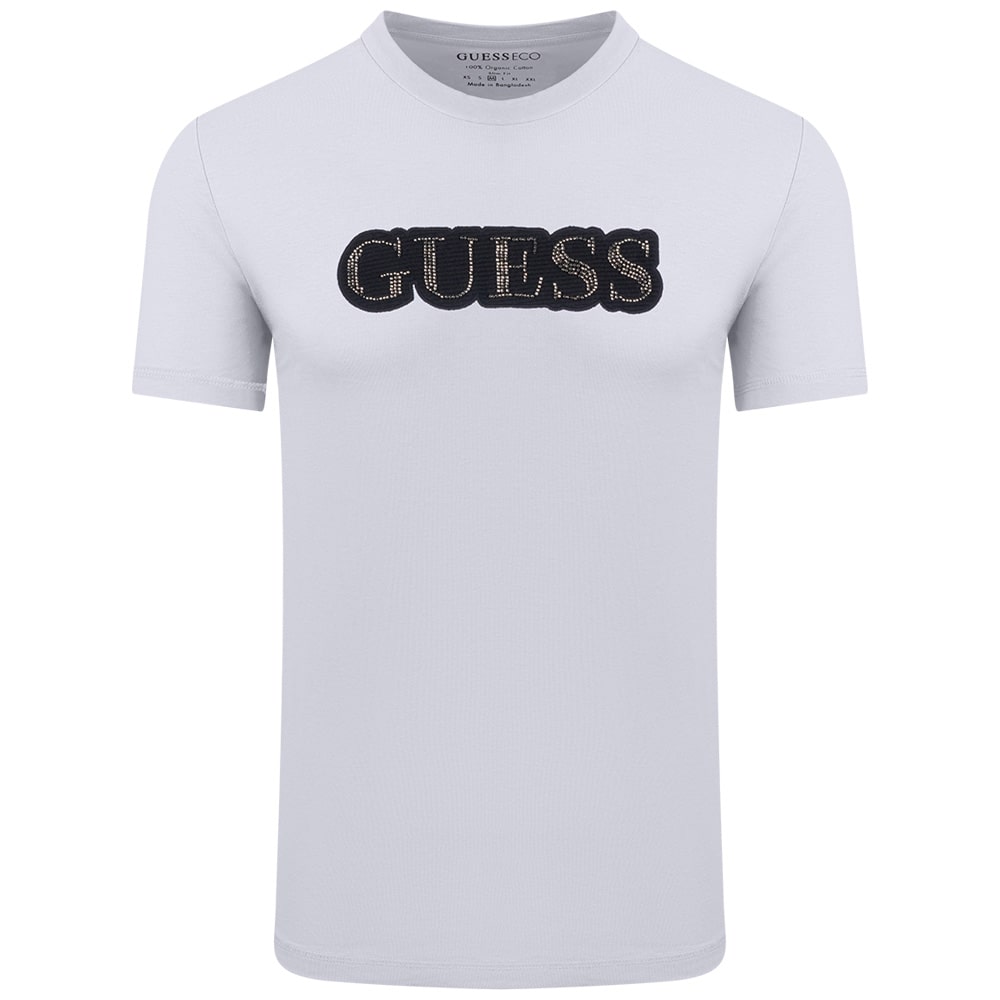 GUESS Λευκό T-shirt C Neck - GU0APM4BI64K9RM10000