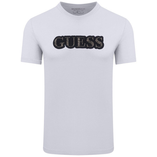 GUESS Λευκό T-shirt C Neck - GU0APM4BI64K9RM10000