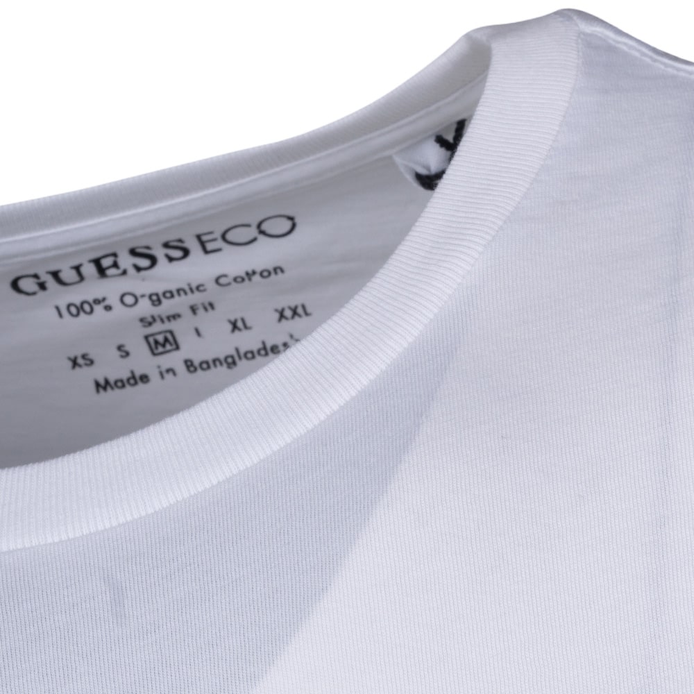 GUESS Λευκό T-shirt C Neck - GU0APM4BI64K9RM10000