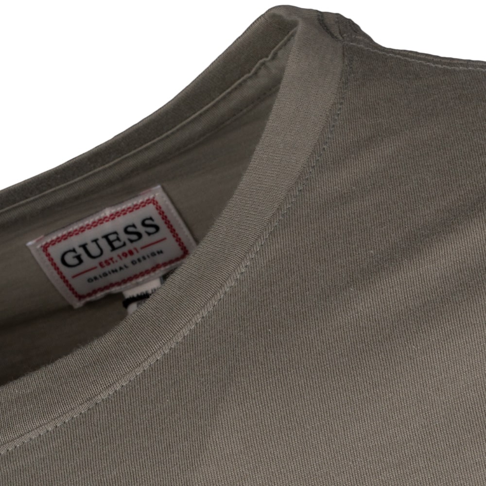 GUESS Χακί T-shirt C Neck - GU0APM4GP39K7HD00000