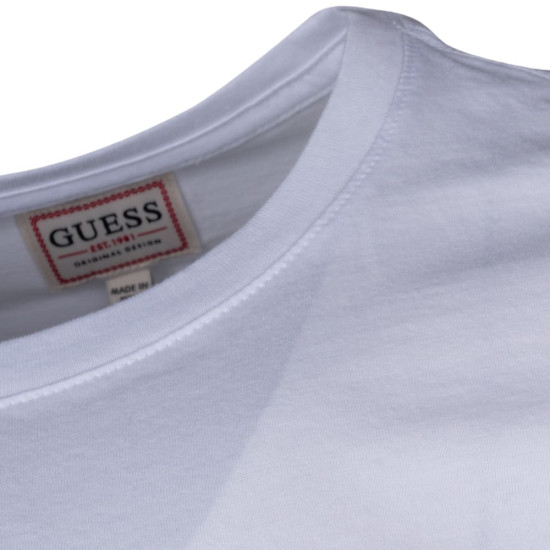 GUESS Λευκό T-shirt C Neck - GU0APM4GP39K7HD00000