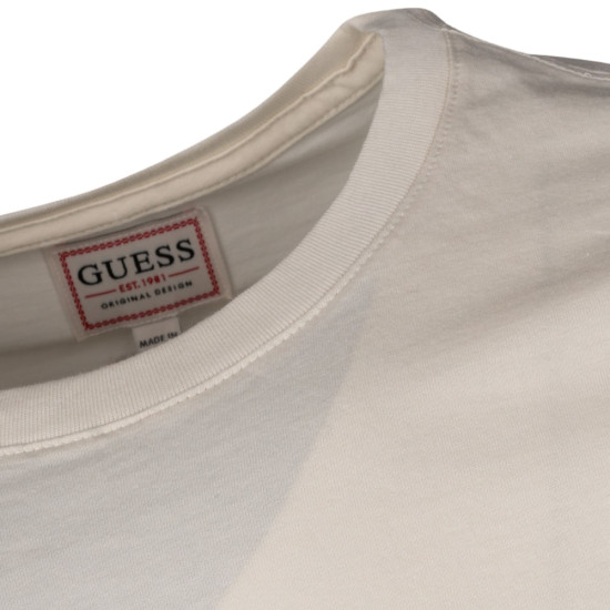 GUESS Εκρού T-shirt C Neck - GU0APM4GP39K7HD00000