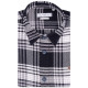 GUESS Λευκό Μαύρο Πουκάμισο Overshirt - GU0APM5BH24W19510000