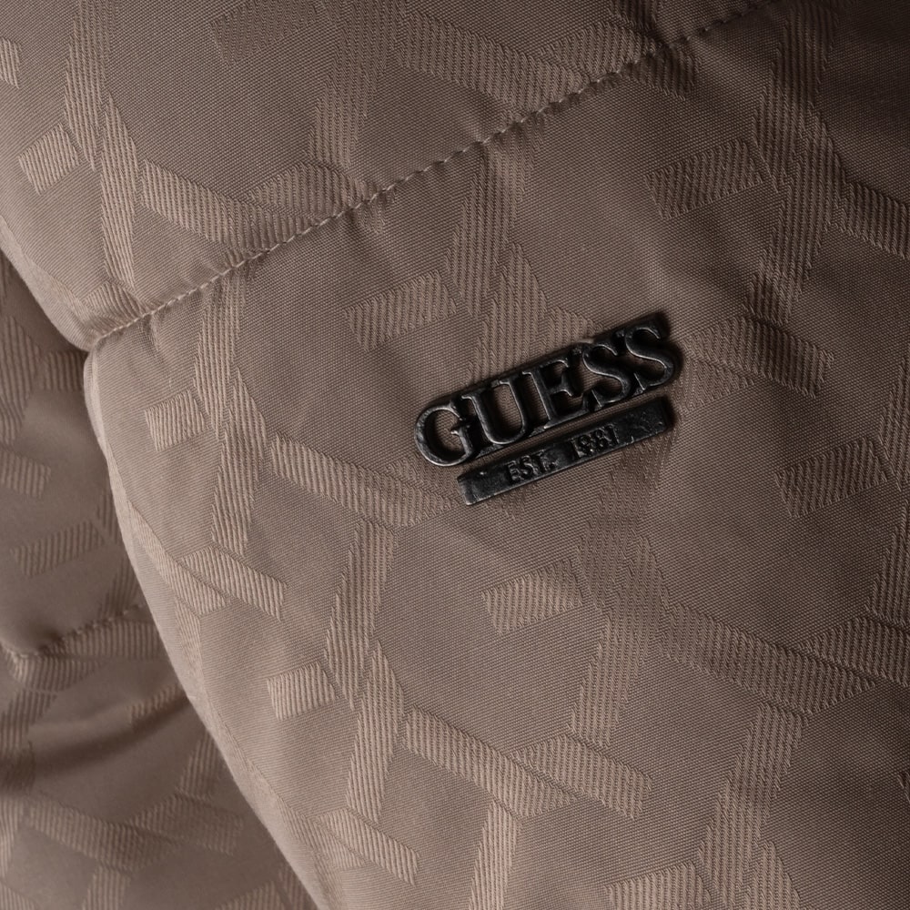 GUESS Μπεζ Puffer Jacket - GU0APM5BL2MW22320000
