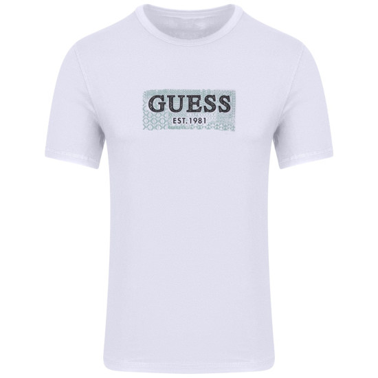 GUESS Λευκό T-shirt C Neck - GU0APM5GI19J13140000