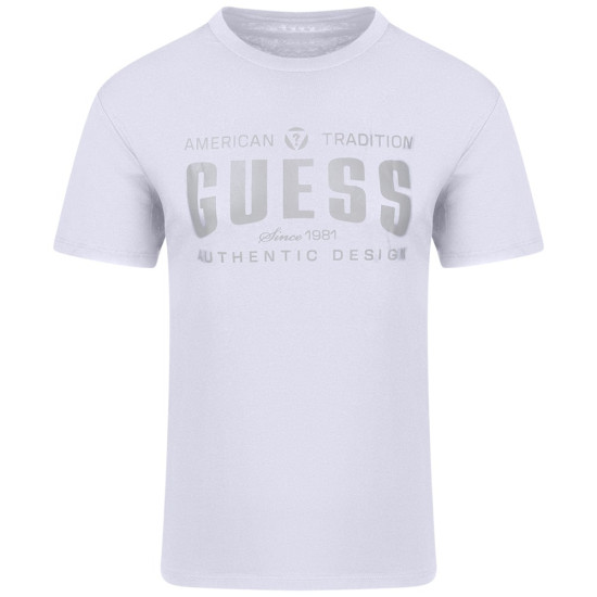 GUESS Λευκό T-shirt C Neck - GU0APM5GI27KBW410000