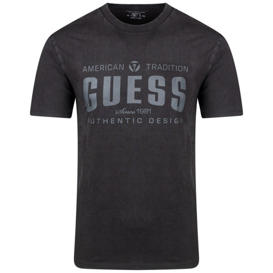 GUESS Ανθρακί T-shirt C Neck - GU0APM5GI27KBW410000