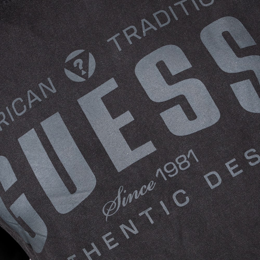 GUESS Ανθρακί T-shirt C Neck - GU0APM5GI27KBW410000