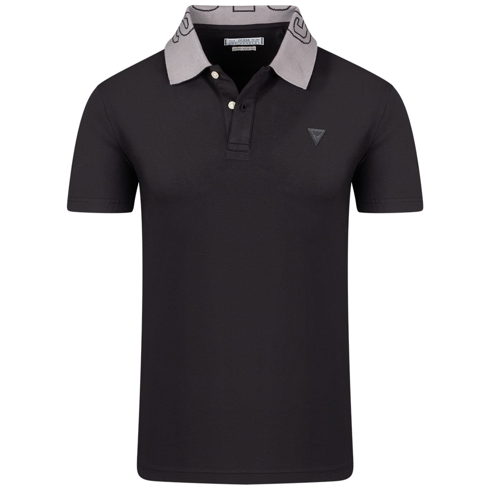 GUESS Μαύρο Κοντομάνικο polo - GU0APM5GP66J13140000